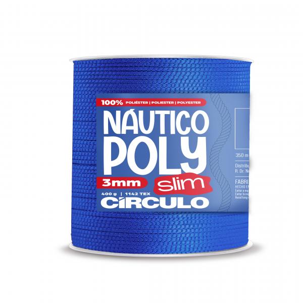 FIO NAUTICO POLY SLIM 3MM - COR 2829 AZUL BIC